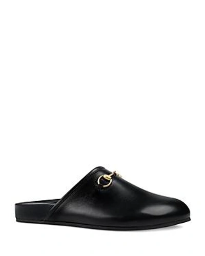 Gucci flat river velvet mule best sale
