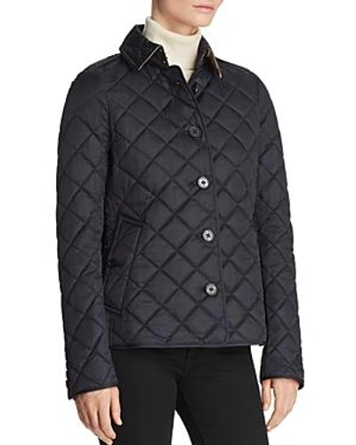 Shop Burberry Frankby Quilted Jacket In Navy