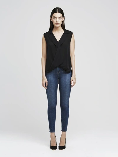 Shop L Agence Freja Blouse In Black