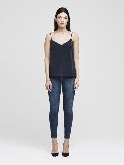 Shop L Agence Jane Camisole Tank In Midnight