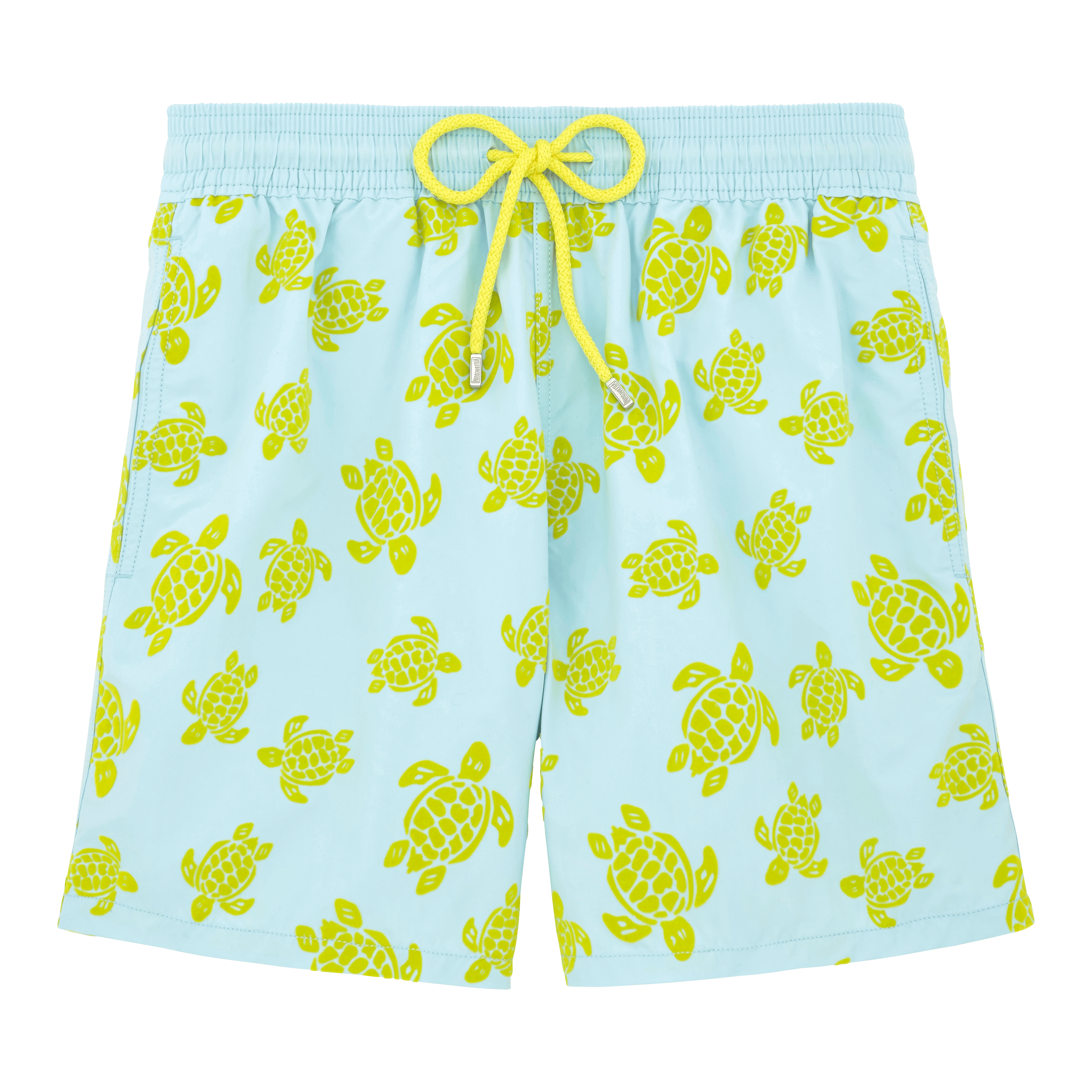 vilebrequin turtle print swim trunks