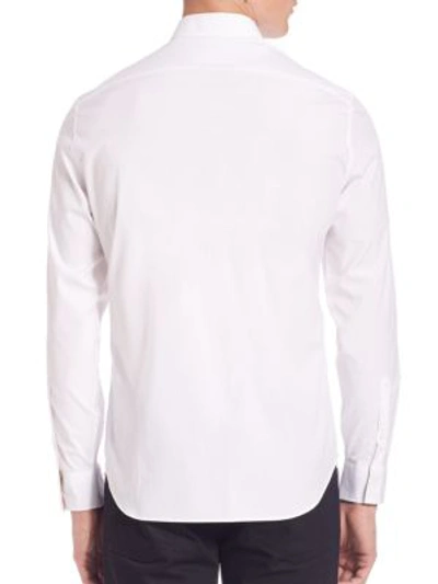 Shop Burberry Cambridge Button-down Shirt In Pale Blue