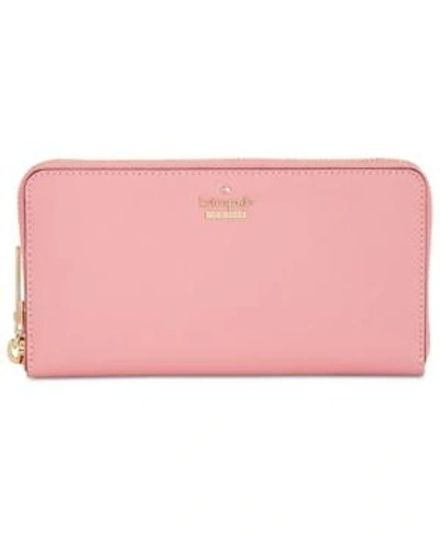 Shop Kate Spade New York Cameron Street Lacey Wallet In Pink Majolica