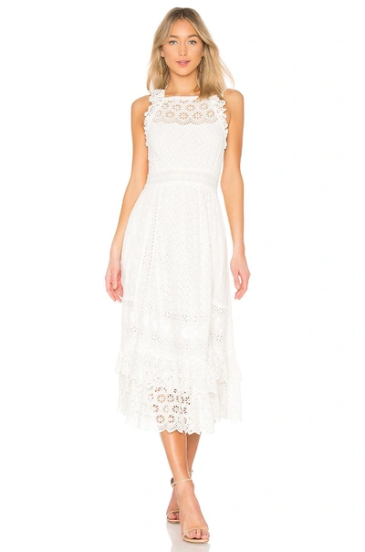 Shop Ulla Johnson Willow Dress In Blanc