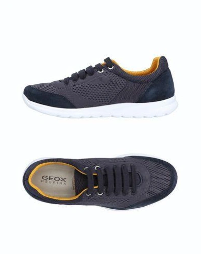 Shop Geox Sneakers In Dark Blue