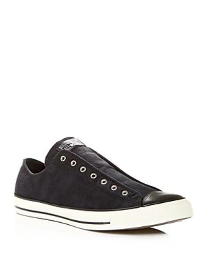 Shop Converse Men's Chuck Taylor All Star Slip-on Sneakers In Black