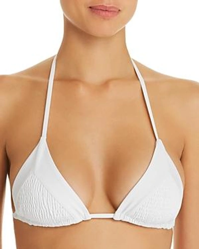 Shop Tori Praver Laurel Bikini Top In White