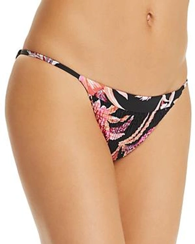 Shop Tori Praver Lacie Bikini Bottom In Martinique Floral Black