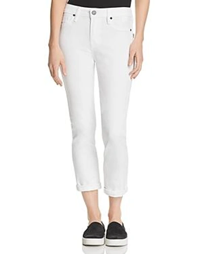 Shop Parker Smith Courtney Cuffed Crop Skinny Jeans In Eternal White