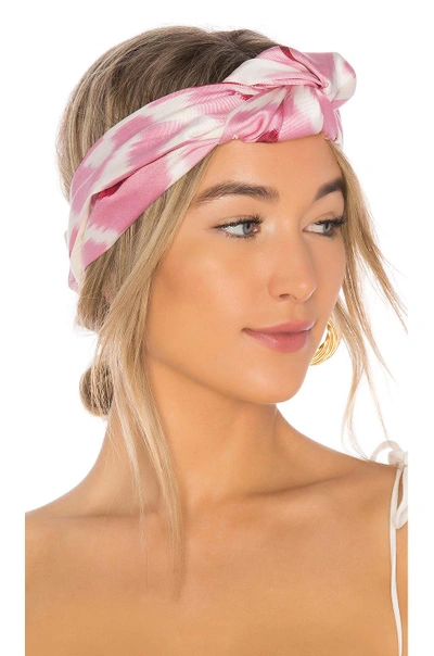 Shop Jennifer Behr Marin Knot Half Turban In Pink