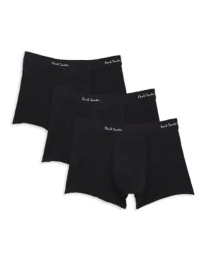 Shop Paul Smith 3-piece Basic Boxer Brief Set In Black