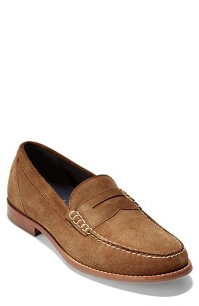 Shop Cole Haan 'pinch Grand' Penny Loafer In Bourbon Suede