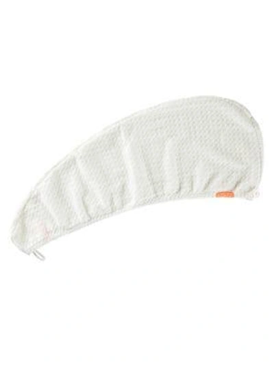 Shop Aquis Waffle Luxe Hair Turban In White