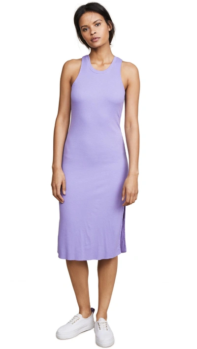 Shop Cotton Citizen The Melbourne Tank Dress In Pastel Purple