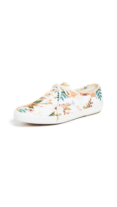 Shop Keds X Rifle Paper Co Sneakers In White