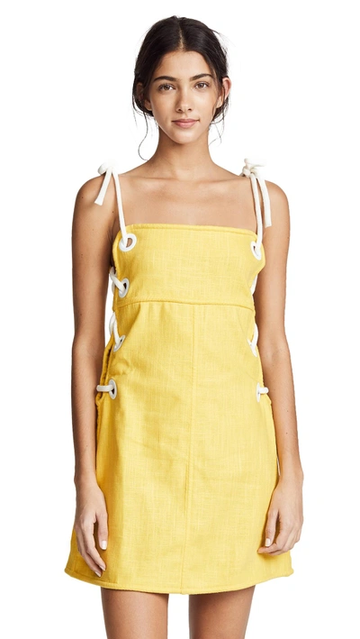 Shop Staud Raft Dress In Dandelion