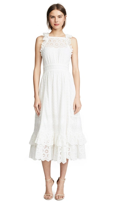 Shop Ulla Johnson Willow Dress In Blanc
