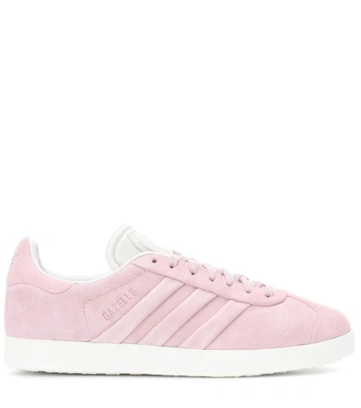 Shop Adidas Originals Gazelle Stitch And Turn Sneakers In Pink