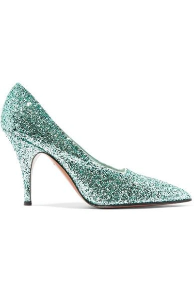 Victoria Beckham Dorothy Gllitter embellishment Court Shoes In