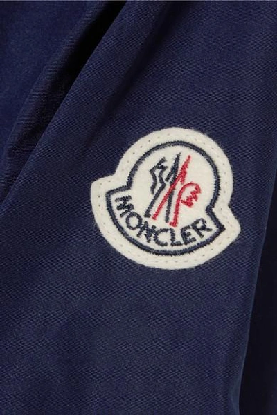 Shop Moncler Twist Faille Jacket In Navy