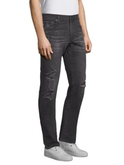 Shop Ag Tellis Modern Slim-fit Distressed Jeans In 8 Years Grey