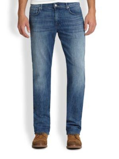 Shop 7 For All Mankind Carson Relaxed Fit Jeans In Nikkta Blue