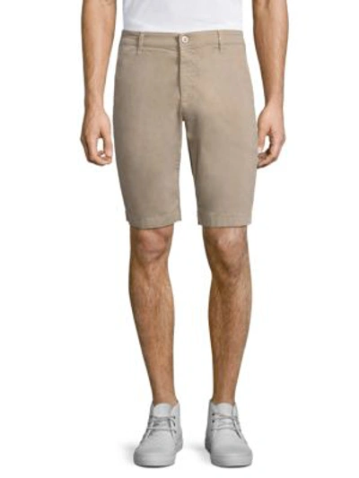 Shop Ag Men's Griffin Tailored Slim-fit Shorts In Desert Stone