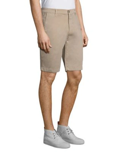 Shop Ag Men's Griffin Tailored Slim-fit Shorts In Desert Stone