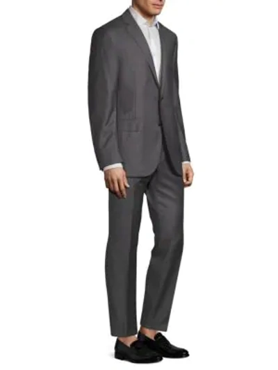 Shop Corneliani Men's Classic Wool Suit In Grey
