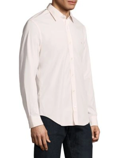 Shop Burberry Cambridge Classic Shirt In Pale Pink