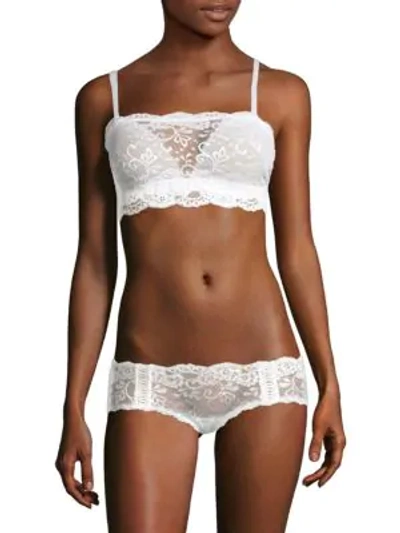 Shop Les Coquines Aimee Lace Bralette In Blanc