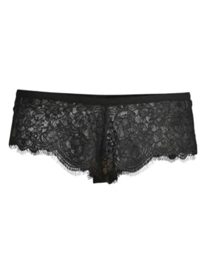 Shop Les Coquines Cleo Lace Boyshorts In Coquette