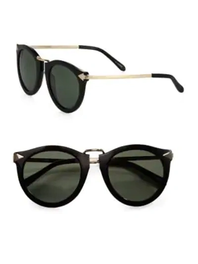 Shop Karen Walker Harvest Sunglasses In Black