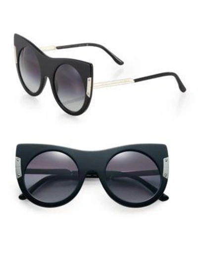 Shop Stella Mccartney Chunky 50mm Cat's-eye Sunglasses In Nude