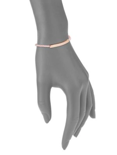 Shop Monica Vinader Linear Friendship Bracelet/ballet Pink