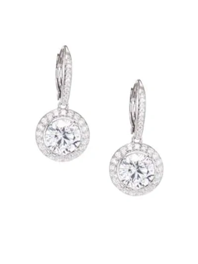 Shop Adriana Orsini Pavé Drop Earrings In Silver