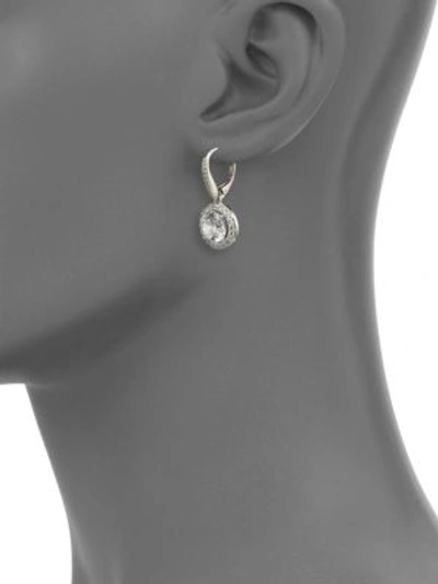 Shop Adriana Orsini Pavé Drop Earrings In Silver