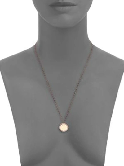 Shop Astley Clarke Cosmos Diamond & 14k Rose Gold Medium Locket Necklace