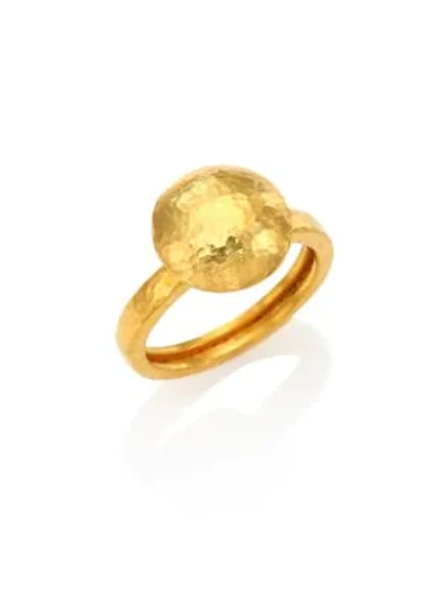 Shop Gurhan Lentil Large 24k Yellow Gold Ring