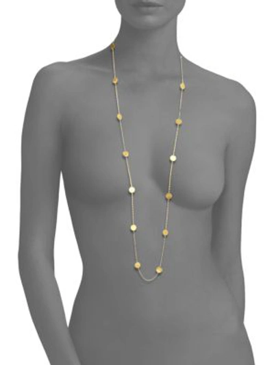 Shop Gurhan Women's 24k Yellow Gold Disc Station Necklace