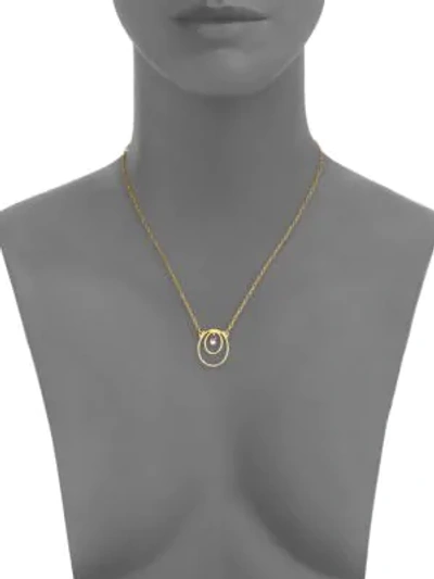 Shop Gurhan Hoopla Diamond & 24k Yellow Gold Pendant Necklace