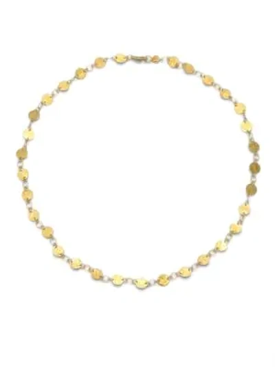 Shop Gurhan Women's Lush 24k Yellow Gold Flake Necklace