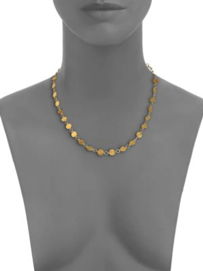 Shop Gurhan Women's Lush 24k Yellow Gold Flake Necklace