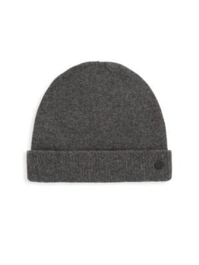 Shop Bickley + Mitchell Knitted Beanie In Antra Mele