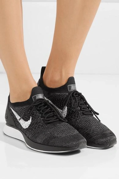 Shop Nike Air Zoom Mariah Flyknit Sneakers In Black