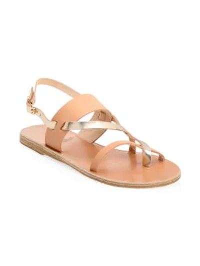 Shop Ancient Greek Sandals For Peter Pilotto Alethea Leather Sandals In Natural