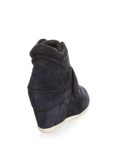 Shop Ash Bowie Leather Hidden Wedge In Cocco