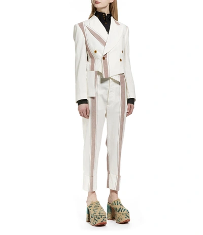 Vivienne Westwood Frock Coat Stripes In White | ModeSens