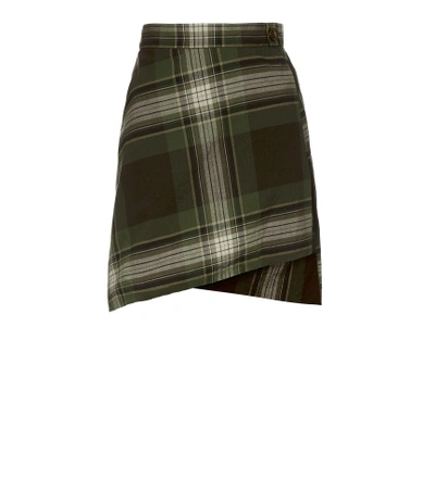 Shop Vivienne Westwood Polina Mini Skirt Camu