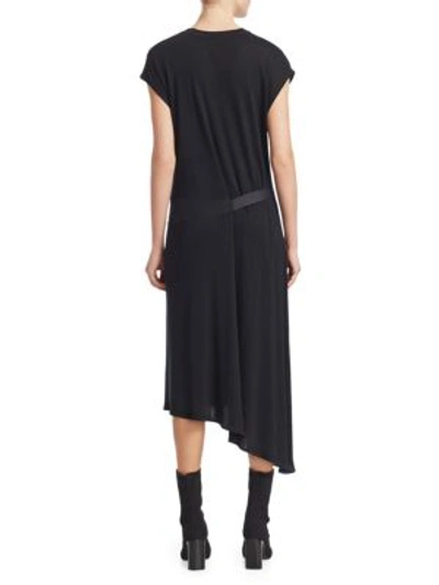 Shop Rag & Bone Ophelia Asymmetric Dress In Black